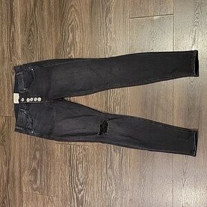 ❤️ ANTHROPOLOGIE MCGUIRE NEWTON SKINNY JEANS, EXPOSED BUTTON FLY, 2 (26)